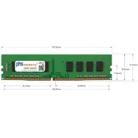 PHS-memory 64GB (2x32GB) RAM Kit DDR4 für Gigabyte GA-B150N Phoenix-WIFI (rev. 1.0) RAM UDIMM (Non-ECC unbuffered) PC4-2666V-U 2Rx8, 64 GB, 1 x 64 GB, DDR4, 2400 MHz