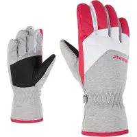 Ziener Skihandschuhe "LANDO-Z JUNIOR", Kinder, Gr. 3, rosa (light melange.pop pink), Kunstfaser, Handschuhe Skihandschuhe, warm, wasserabweisend, windabweisend