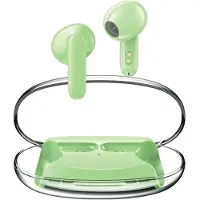 Awei Bluetooth Kopfhörer 5.3 T85 Enctws + Docking Station Grün/Grün