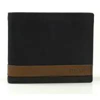 Fossil Geldbörse Quinn Bifold Schwarz ML3653-001 Herren Geldbeutel