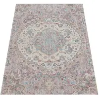 Paco Home Outdoor Teppich Wetterfest Balkon Küche Orient Muster Vintage Modern 80x150 cm