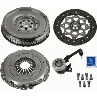 SACHS Kupplungssatz komplett 2290 601 097 für RENAULT SCÉNIC II (JM0/1) 240mm 240mm Beutel 1g