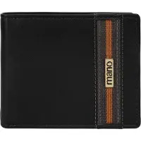 Mano Geldbörse Querformat Herren 021558 schwarz