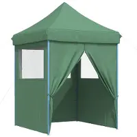vidaXL Partyzelt 200 x 200 x 306 cm Grün Oxford-Stoff