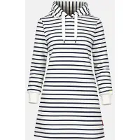 Salzhaut 1100000002199 "Knielanges Kleid (Midi) AUST", Damen, Gr. XL, EURO, blau (navy sanftes weiß), Obermaterial: 80% Baumwolle CO. 20% Polyester PES., Sweatjacken 1100000002199