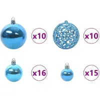 vidaXL Künstlicher klappbarer Weihnachtsbaum Grün 180 cm PVC und Stahl