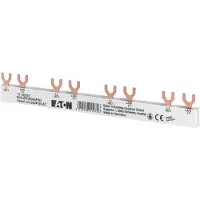 Eaton 193378 Einphasenschiene zur Verschienung von 4 AFDD, 10mm2 BUSBAR EVG-2PHAS 4AFDD - 10 Stück
