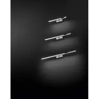 Perenz LED-Wandleuchte Serie 8044, Chrom poliert, 24 W, L 102 cm, Diffusor 300° verstellbar, CCT 3000-4000-6000 K -