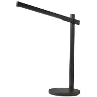 Perenz Ruler LED-Tischleuchte, 7 W, Aluminium- und Kunststoffrahmen, 3-stufig dimmbar, 3 Farbtemperaturen, Farbe: Schwarz, Höhe: 76 cm -
