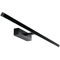 Perenz LED-Wandleuchte der Serie 8040 in schwarzem Metall, 12 W, einstellbare Farbtemperatur 3000 K/4000 K/6000 K, um 300° verstellbarer Diffusor -
