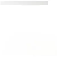 Perenz Weiße LED-Wandleuchte aus Aluminium, modernes und elegantes Design, 36 W, 3240 lm, 3000 K, Schutzart IP20, 110 cm -