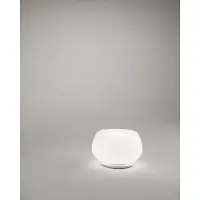 Perenz LED-Wandleuchte der Serie 10S48534, glänzend weißes konkaves Glas und mattweißer Rahmen, 12 W, 3000 K, minimalistisches und elegantes Design -