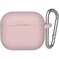 BlueO – Flüssigsilikon-Schutzhülle für AirPods 3 – sandrosa