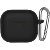 BlueO – Flüssig-Silikon-Schutzhülle für AirPods 3 – schwarz