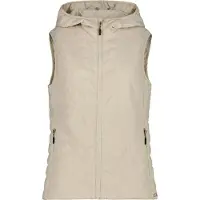 CMP Woman Vest Fix Hood 46 beige - Farbe cream