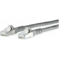 METZ CONNECT Patchkabel Cat.6A AWG 26, LSOH, grau, 4 m