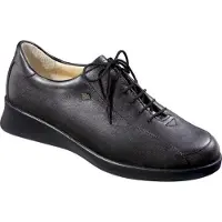 Finn Comfort Narita Damen Halbschuhe schwarz Glattleder - Größe: UK 3