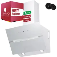 Levivo A+++ 720 m³/h Kopffreie Dunstabzugshaube 60cm Umluft & Abluft