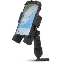 Shad X-Frame Smartphonehalter für Spiegelverschraubung Unisexneutral001 - Motorradzubehör - Kommunikation & Navigation