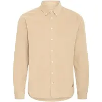 Blend Langarmhemd "Langarmhemd BHShirt", Herren, Gr. XXL, N-Gr, beige (cornstalk), Obermaterial: 100% Baumwolle CO., Hemden Langarmhemd
