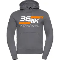 Berik International Hoodie, grau/weiß, S