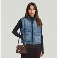 G-Star 2-Pocket Padded Zip Weste - Mittelblau - Damen - XL