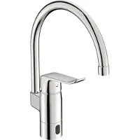 Hansa Infrarot-Spültischarmatur HANSACARE Hybrid/Bluetooth, Netz, Ausl. 178mm, chr