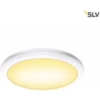 SLV 1001909 RUBA 10, LED Outdoor Wand- und Deckenaufbauleuchte, weiß, IP65, 3000/4000K