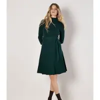 Apricot Strickkleid "Minikleid", Damen, Gr. S (36), Strick, grün, Strick, , Modisch, normal, Kleider Strickkleid, mit Faltenrock