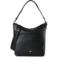 Braun Büffel Umhängetasche HANNA Hobo Bag M schwarz Damen - Leder