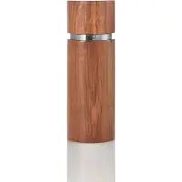 AdHoc Pfeffer- / Salzmühle Profi ,CeraCutXL Ceramic Mahlwerk, Akazienholz/Edelstahl, D: 6,5 cm, H: 19 cm