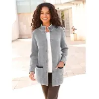 Casual Looks WITT WEIDEN Strickjacke in schwarz-ecru-meliert | Gr.: 52