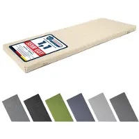 Garronda Bankauflage 100x40 cm ca. 4 cm dick Sitzkissen Outdoor für Gartenbank und Hollywoodschaukel Polster Auflage für Sitzbank wasserabweisend UV-beständig mit Bändern GD-0220 Cappuccino