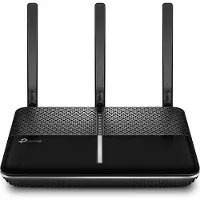 TP-LINK Archer VR600, Wi-Fi 5 (802.11ac), Dual-Band (2,4 GHz/5 GHz), Ethernet/LAN, 3G, Schwarz, Silber, Tabletop-Router