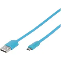 Vivanco ViVanco35817, 1 m, USB A, Micro-USB B, USB 2.0, 0,48 Gbit/s, Blau