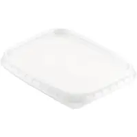 Duni GmbH Deckel für 156427/156428, transparent, PP 108x82 mm - langlebig | Packung (50 Stück)