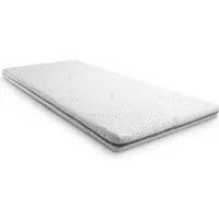 Sleezzze Kaltschaumtopper Supportho Premium Topper 100 x 200 cm H3, Höhe 8 cm, Härtegrad H3 mit antibakteriellem Bezug