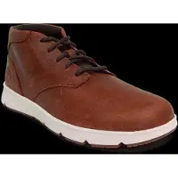 Timberland für Herren. TB0A6C7TEM61 Parker Street braune Turnschuhe aus Leder mit mittlerer Spitze (46), Wohnung, Schnürsenkel, Lässig