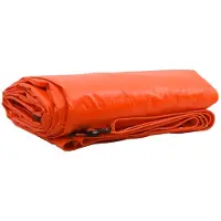 vidaXL Plane 650g / m² Orange 2,5 x 3,5 m Canvas mit PVC-Beschichtung