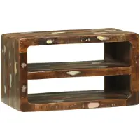 vidaXL TV-Schränk Mehrfarbig 60 x 32 x 36 cm Massivholz Altholz