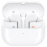 Samsung Galaxy Buds3 Pro Kabellose Bluetooth-Kopfhörer, Active Noise Cancelling (ANC), Adaptive Geräuschunterdrückung, 360 Audio, In-Ear-Kopfhörer mit Hi-Fi-Sound, White, Inkl. Anymode Clear Cover