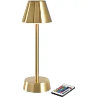 Duni 1 LED Lampe kabellos Zelda brass, 206423 inklusive Ladestation