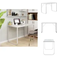 vidaXL Computertisch Weiß 110x60x73 cm Holzwerkstoff - Schreibtische