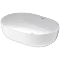 Duravit Aufsatzwaschtisch Luv 50x35cm, geschli., o. HL, ÜL, HLB, we WG
