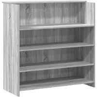 vidaXL Empfangstheke Grau Sonoma 200x50x103,5 cm Holzwerkstoff