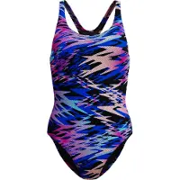 Speedo - Women's Hyperboom Print Medalist One Piece - Badeanzug Gr 40 blau