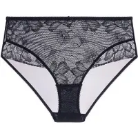 Dorina Slip "Perfect Lace", Damen, Gr. XXL, schwarz, Obermaterial: 90% Nylon, 10% Elasthan, eng, Unterhosen Slip, bequem, transparent, mit Schleife, mit Spitze, Topseller