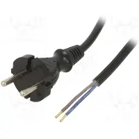 Plastrol Kabel H05BQ-F 2x1mm2 CEE 7/17 (C) Stecker,Leitungen PUR 3,8m