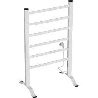 Pro-Tec Elektrischer Handtuchheizkörper 'Frosta' 85x55cm Weiß 100W