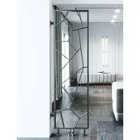 Casa Padrino Luxus Edelstahl Heizung Grau H. 180 cm - Luxus Heizkörper
